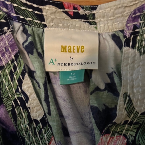 Maeve • Flutter Sleeve Floral Print Top - Picture 3 of 9